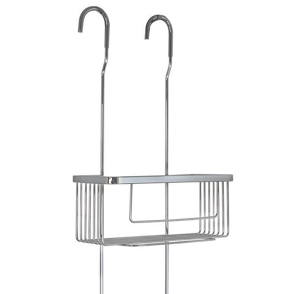 Portagel doble ALARCÓN rectangular CROMO brillo - Imagen 2