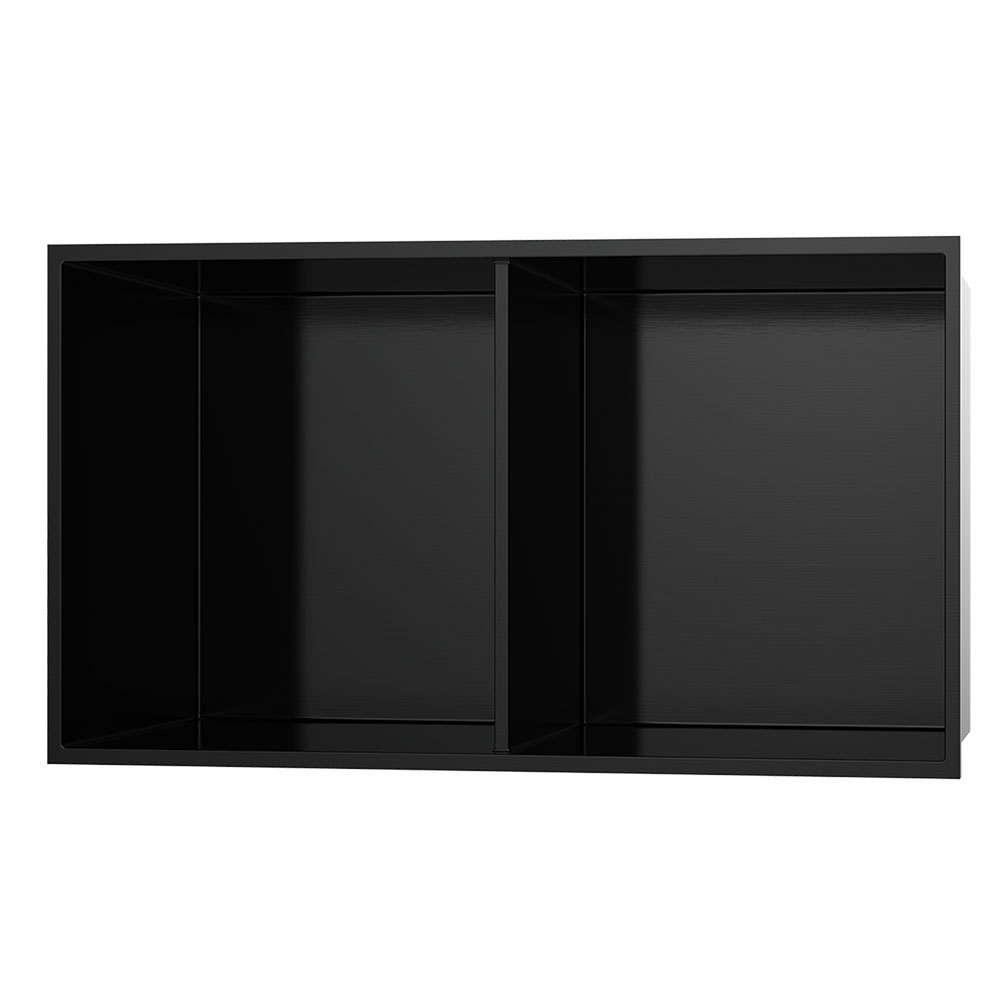Hornacina Nicho de empotrar rectangular de 60 x 30 cm NEGRO mate - Imagen 4
