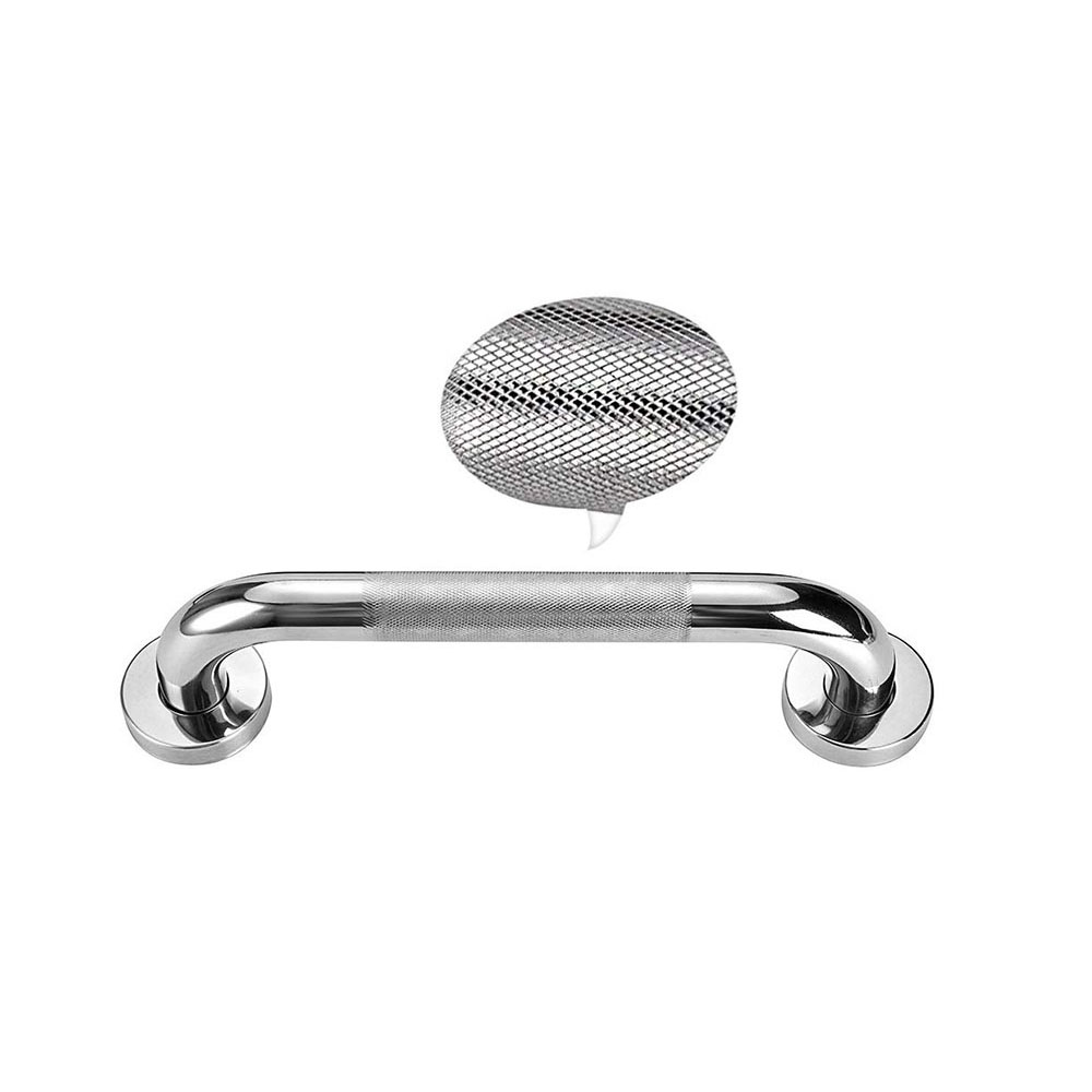 Asa Seguridad ANTIDESLIZANTE de 40 cm CROMO brillo - Imagen 9