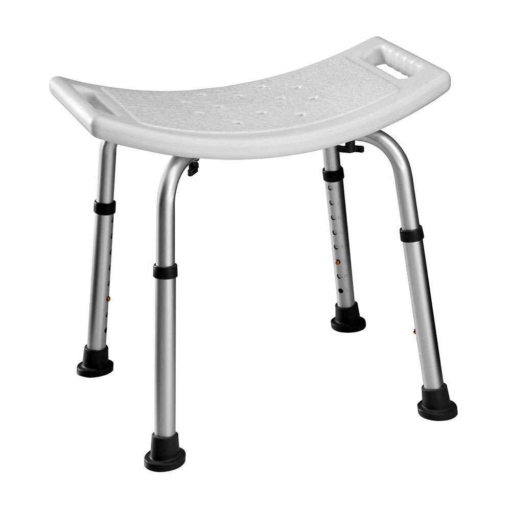 Asiento banqueta cuadrada BLANCO mate fabricado en ABS - Imagen 2