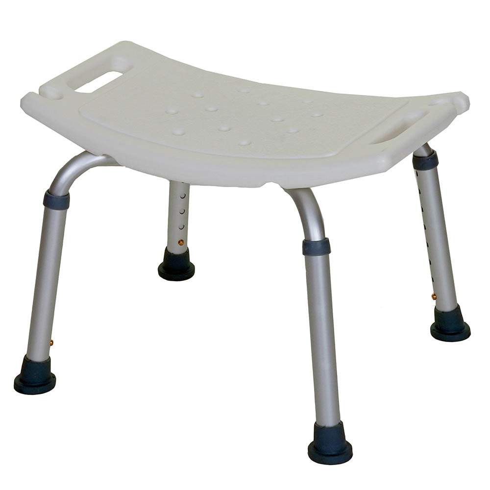 Asiento banqueta cuadrada BLANCO mate fabricado en ABS - Imagen 3