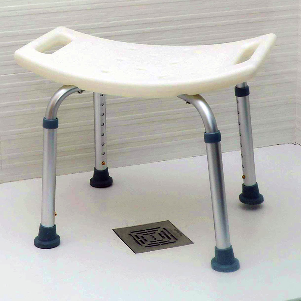 Asiento banqueta cuadrada BLANCO mate fabricado en ABS - Imagen 6