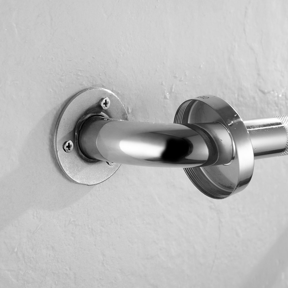 Asa Seguridad ANTIDESLIZANTE de 25 cm CROMO brillo - Imagen 4