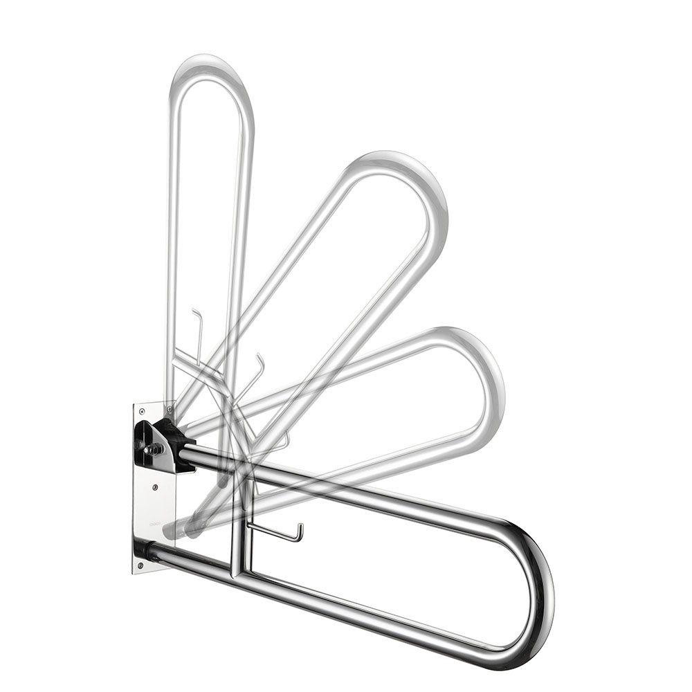 Asa Seguridad abatible LISA de 80 cm CROMO brillo - Imagen 3