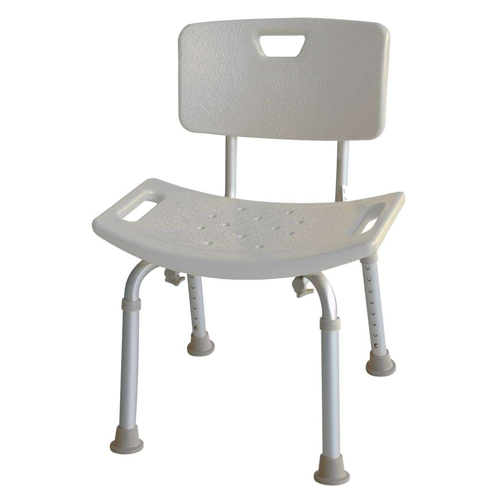 Asiento con respaldo cuadrado BLANCO mate fabricado en ABS - Imagen 6