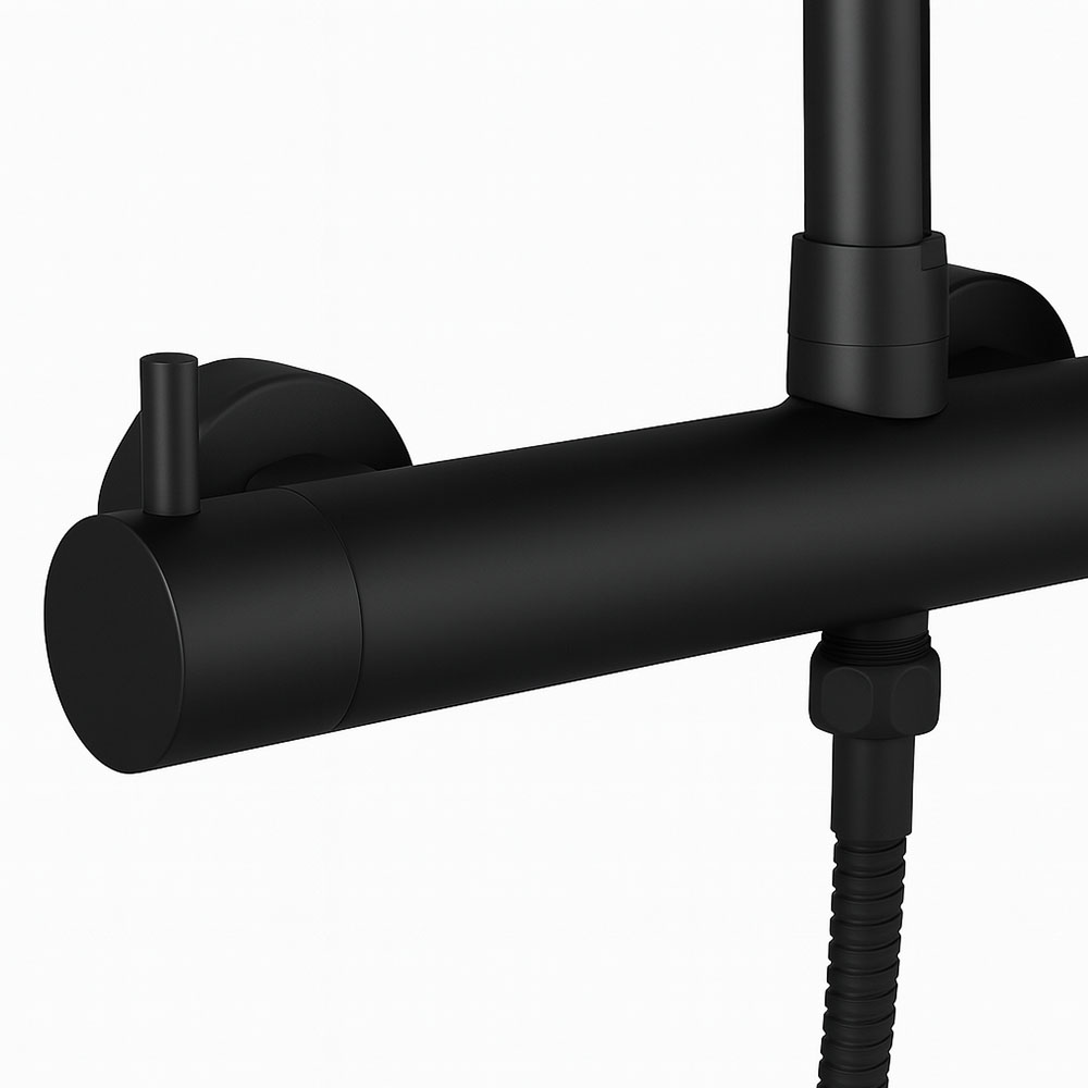 Grifo Columna Ducha monomando T NEGRO MATE - Imagen 3