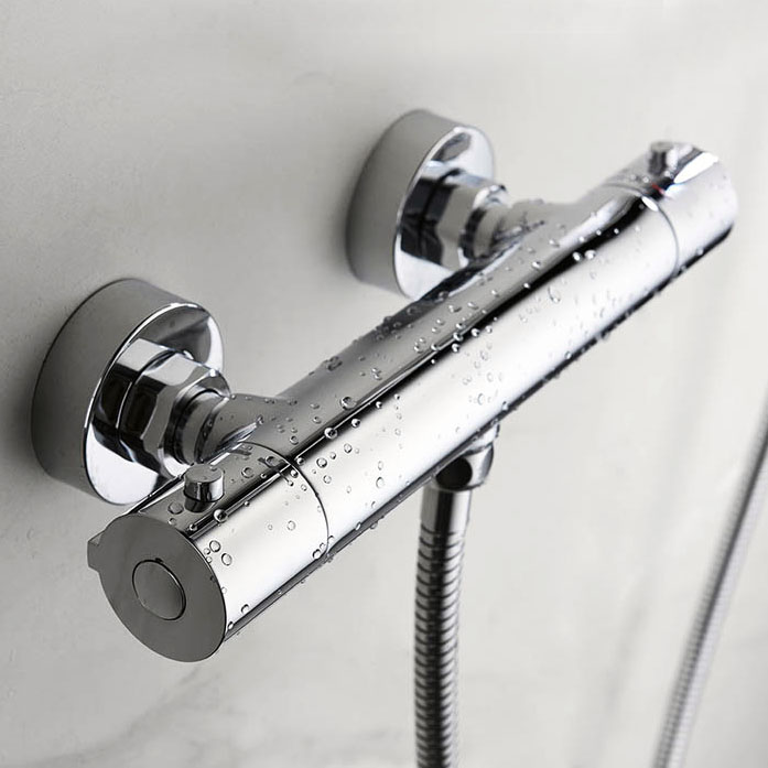 Grifo de Ducha (solo grifo) termostático ORTEGA CROMO brillo - Imagen 6