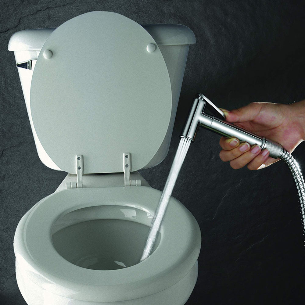 Grifo WC HIGIENE ÍNTIMA 2 aguas CROMO brillo - Imagen 4