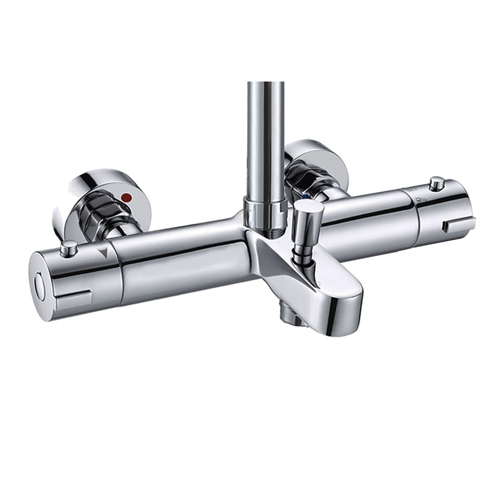 Grifo Columna Salida Bañera (solo grifo) termostático BUSTAMANTE CROMO brillo - Imagen 4