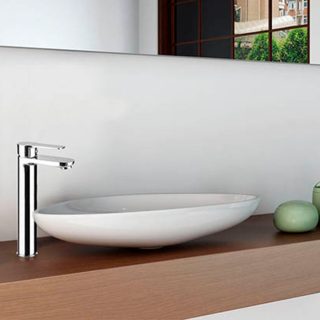 Grifo de Lavabo Alto monomando NADAL CROMO brillo