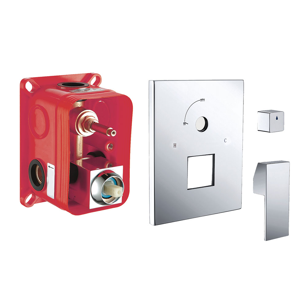 Grifo Empotrado de Ducha solo grifo monomando CASILLAS CROMO brillo - Imagen 4