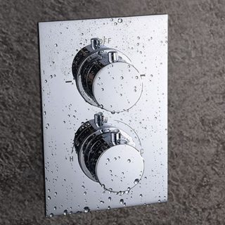 Grifo Empotrado de Ducha (solo grifo) termostático PONCE CROMO brillo