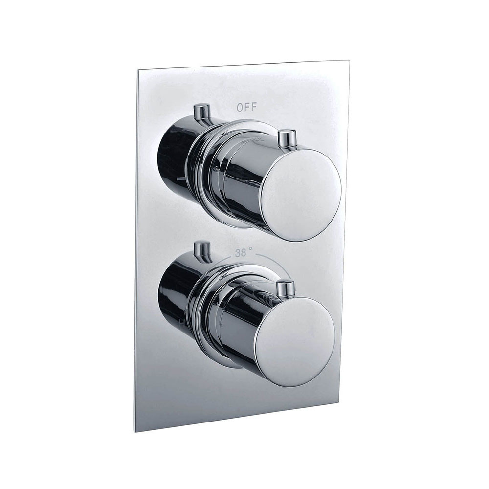 Grifo Empotrado de Ducha (solo grifo) termostático PONCE CROMO brillo - Imagen 2