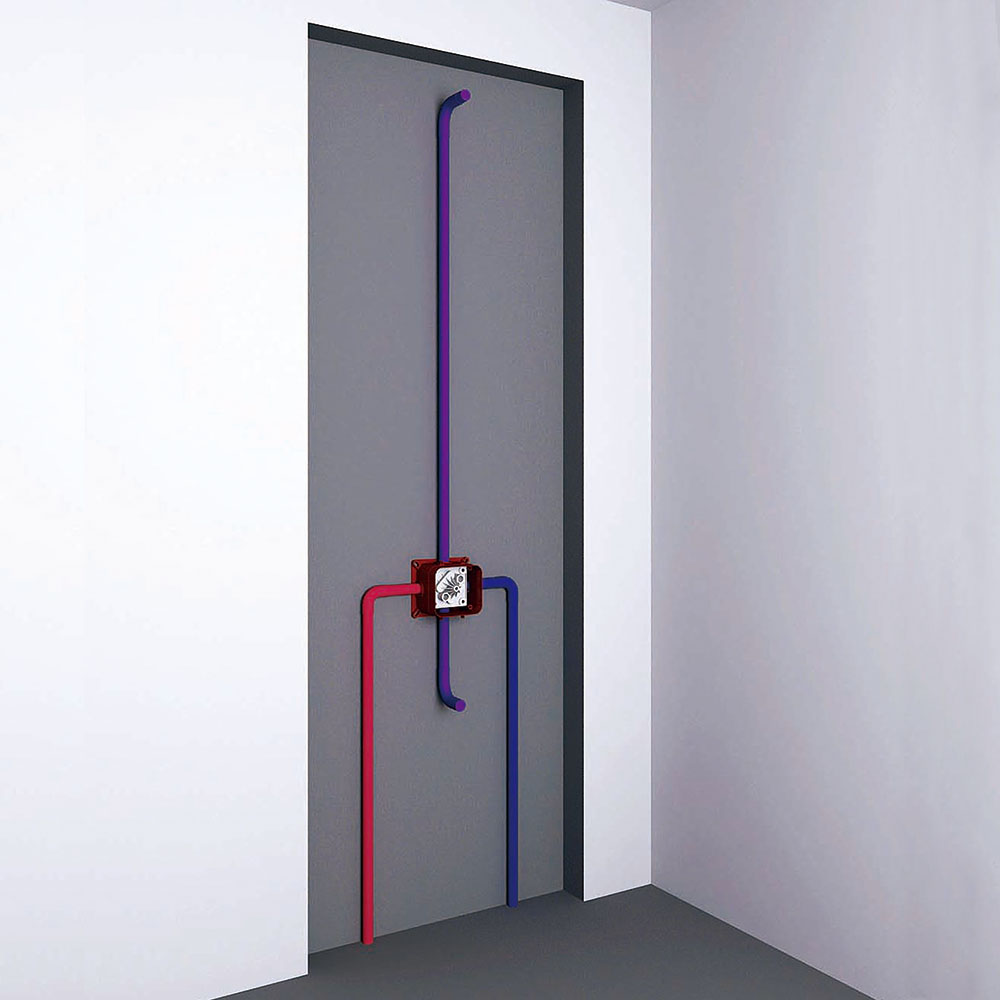 Grifo Empotrado de Ducha equipo de techo monomando SARABIA redondo CROMO brillo - Imagen 9