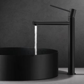 Grifo de Lavabo Alto monomando ZUÑIGA NEGRO mate