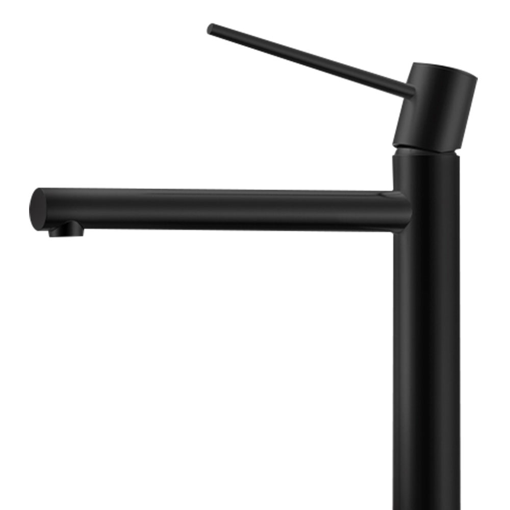 Grifo de Lavabo Alto monomando ZUÑIGA NEGRO mate - Imagen 2