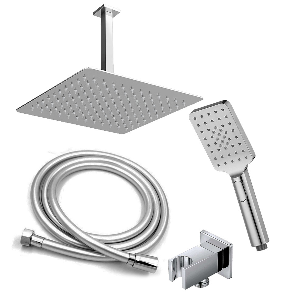 Grifo Empotrado de Ducha equipo de techo termostático ABELLAN CROMO brillo - Imagen 6