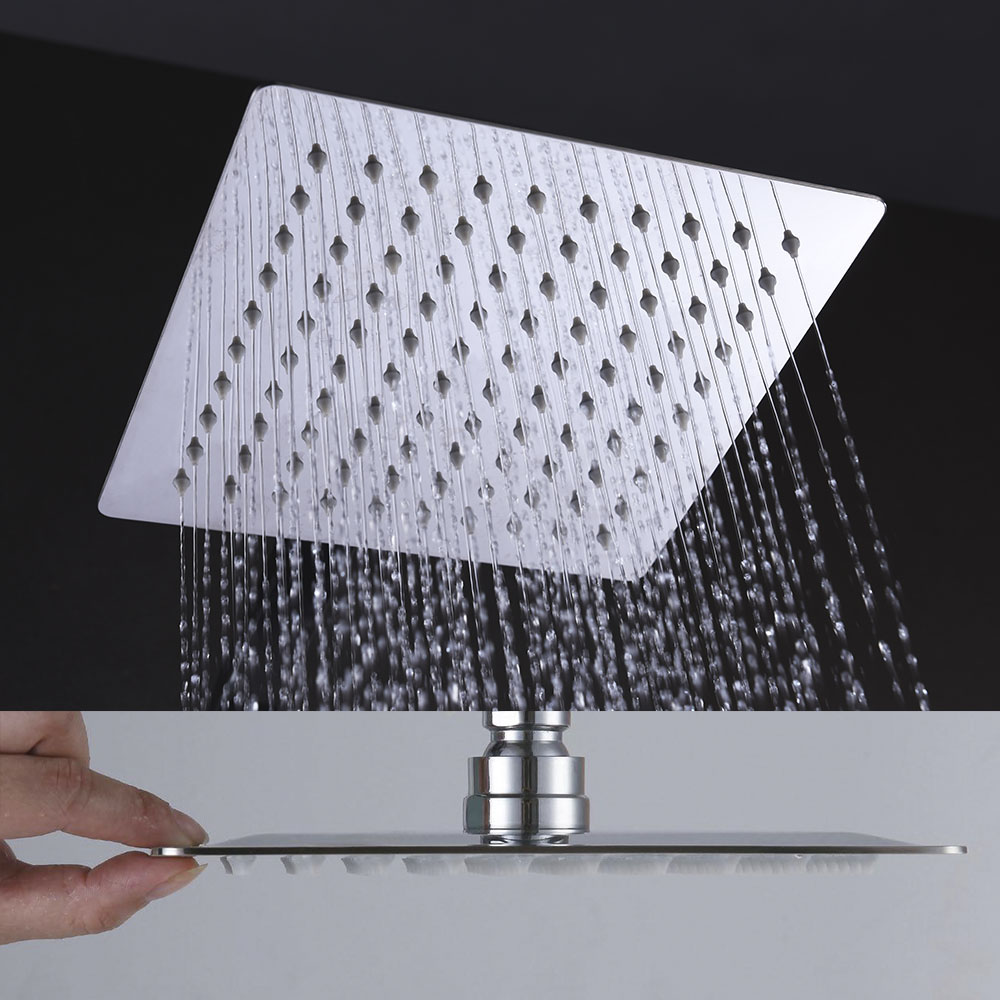 Grifo Empotrado de Ducha equipo de pared termostático ABELLAN CROMO brillo - Imagen 4