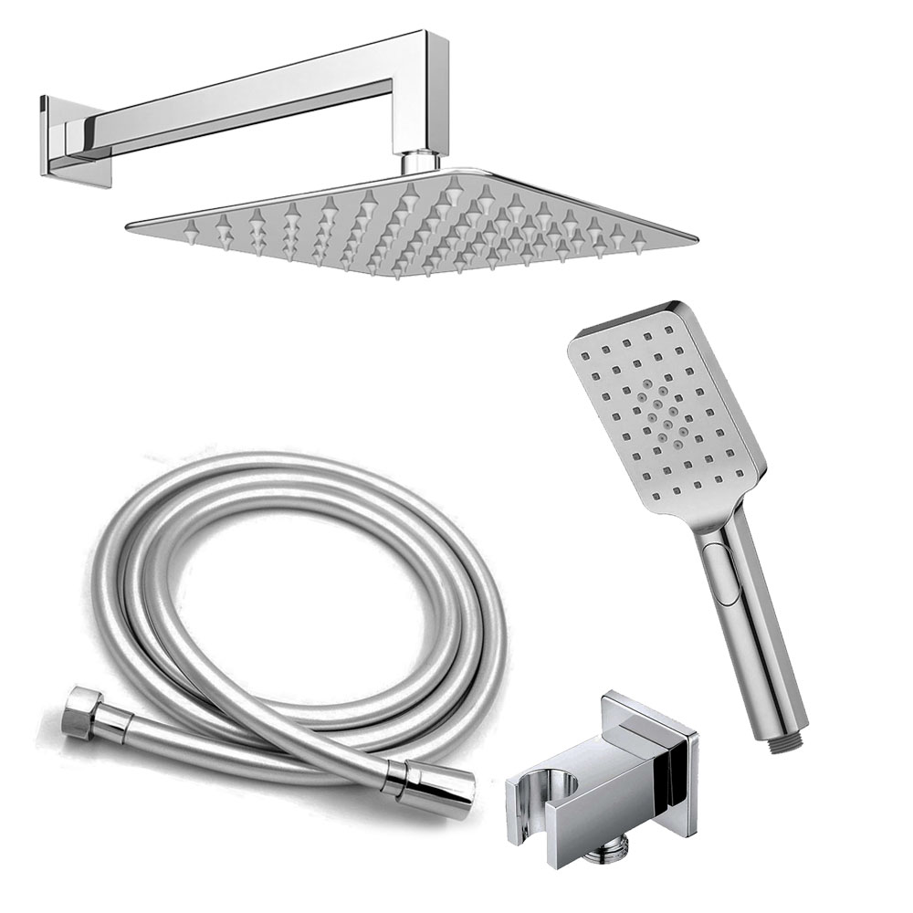 Grifo Empotrado de Ducha equipo de pared termostático ABELLAN CROMO brillo - Imagen 6