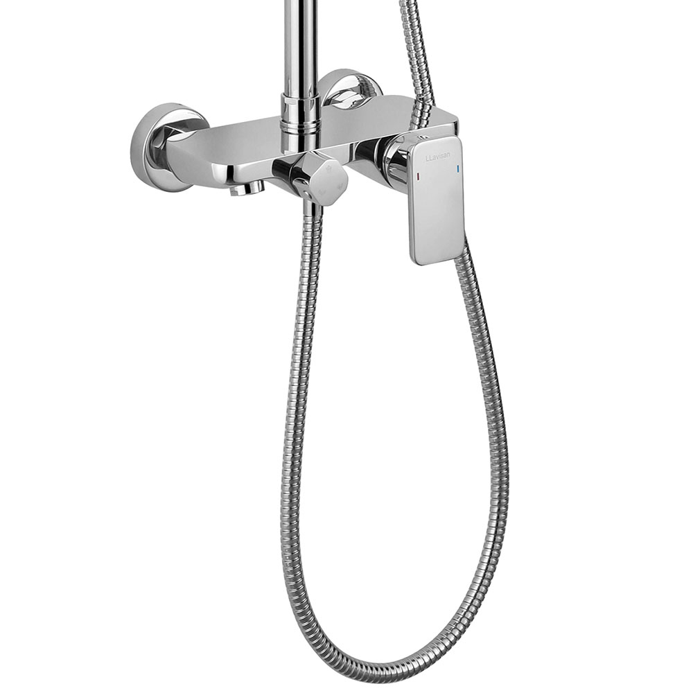 Grifo Columna Ducha monomando ATICA CROMO brillo - Imagen 2