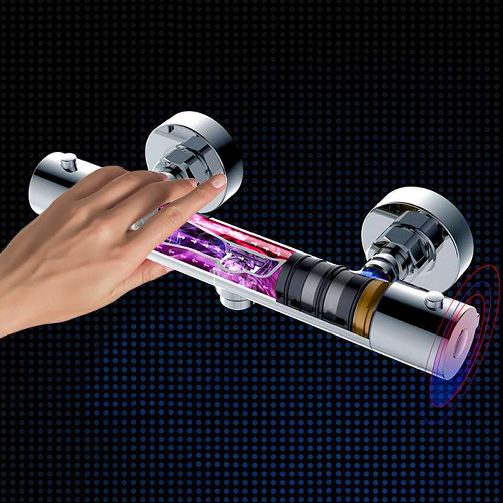 Grifo Columna Ducha termostático TACTO FRÍO CROMO brillo - Imagen 4