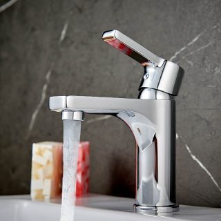 Grifo de Lavabo monomando PINEDA CROMO brillo