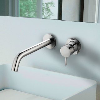 Grifo Empotrado de Lavabo monomando ZUÑIGA CROMO brillo