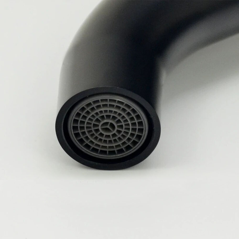 Grifo Empotrado de Lavabo monomando ZUÑIGA NEGRO mate - Imagen 4