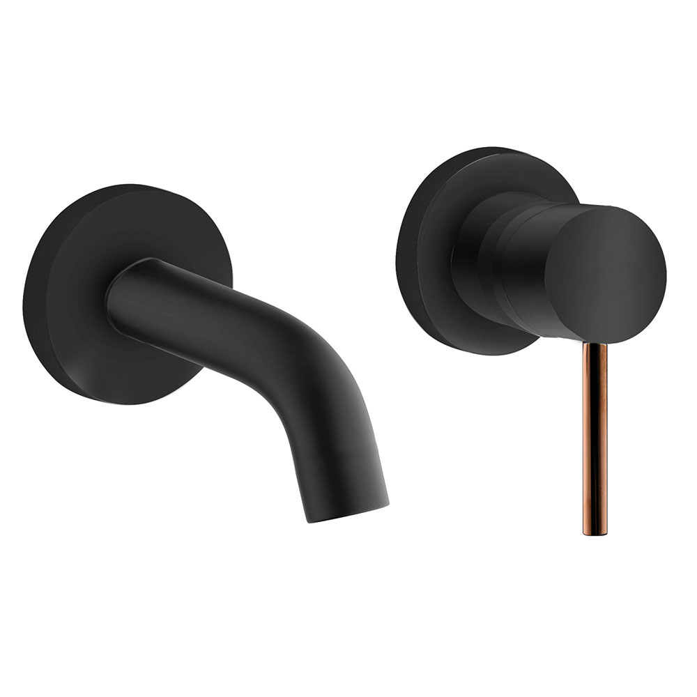 Grifo Empotrado de Lavabo monomando ZUÑIGA NEGRO mate - Imagen 3