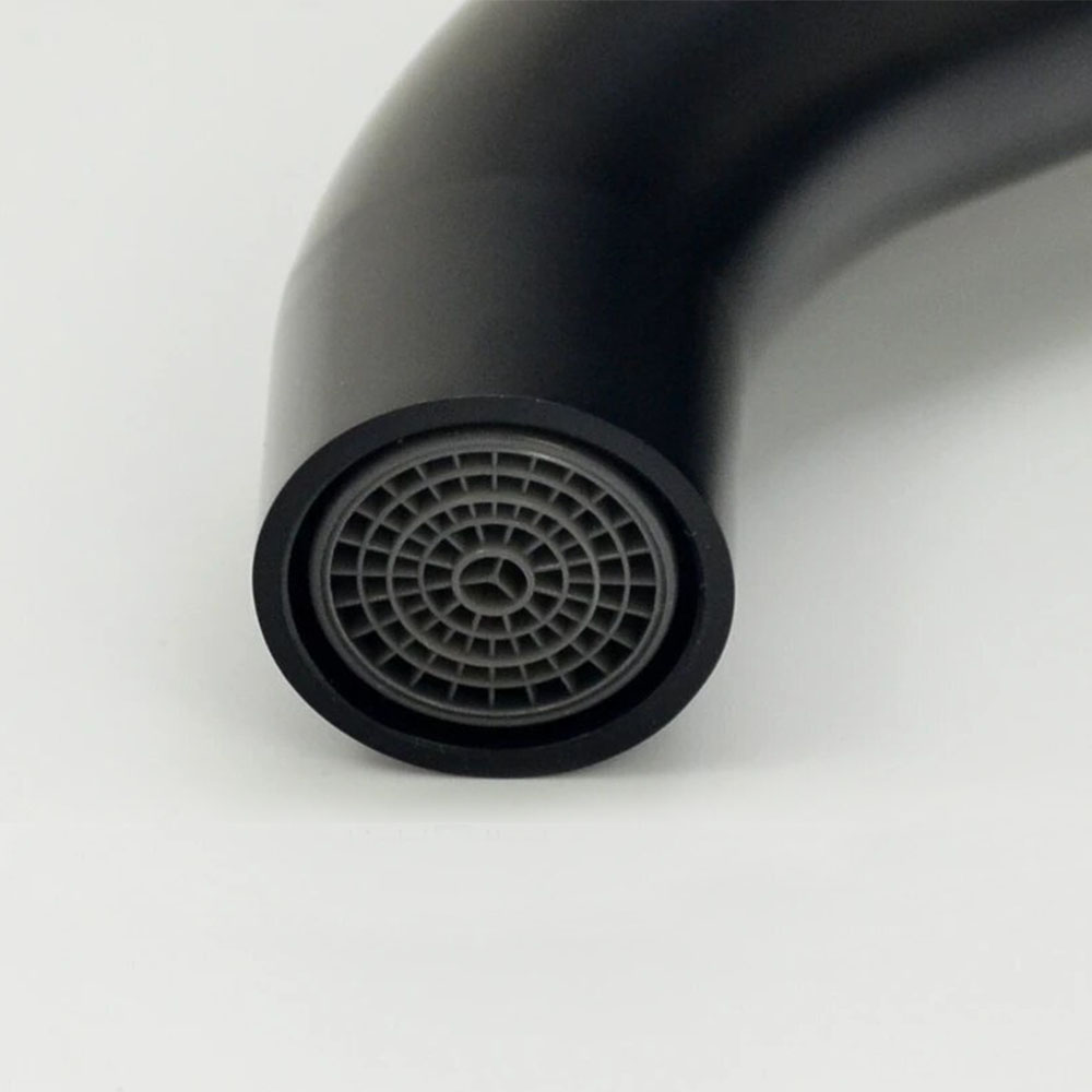 Grifo Empotrado de Lavabo monomando ZUÑIGA NEGRO mate - Imagen 4