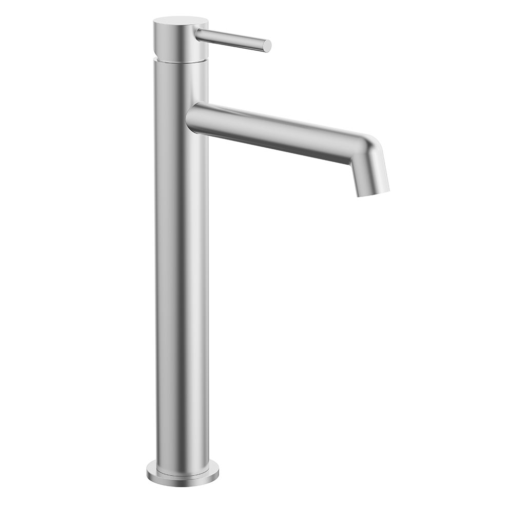 Grifo de Lavabo Alto monomando OSLO NIQUEL cepillado - Imagen 2