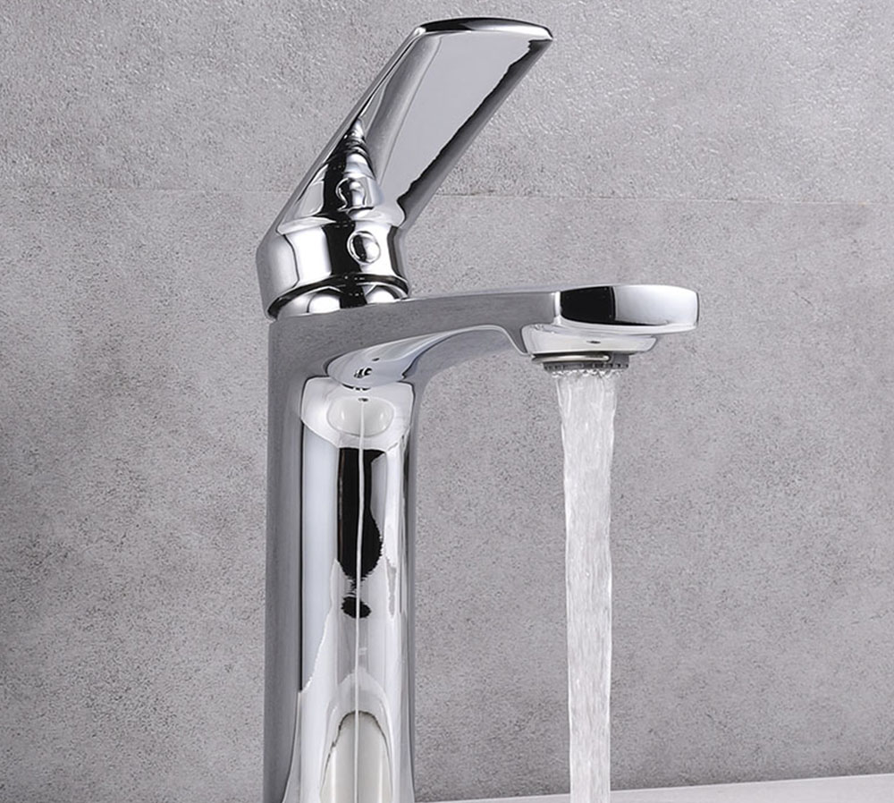 Grifo de Lavabo Alto monomando UGO CROMO brillo - Imagen 2