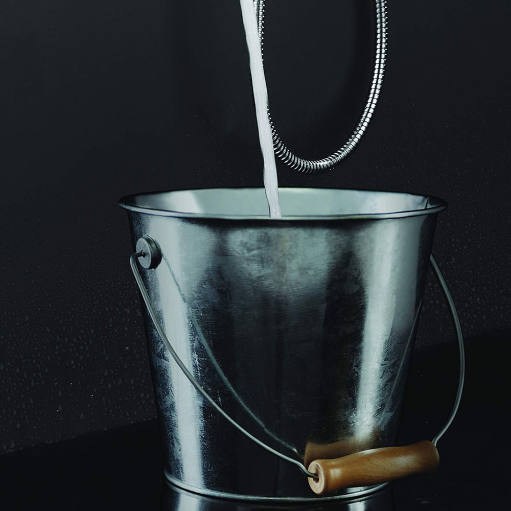 Grifo WC HIGIENE ÍNTIMA 2 aguas NEGRO ORO mate - Imagen 6