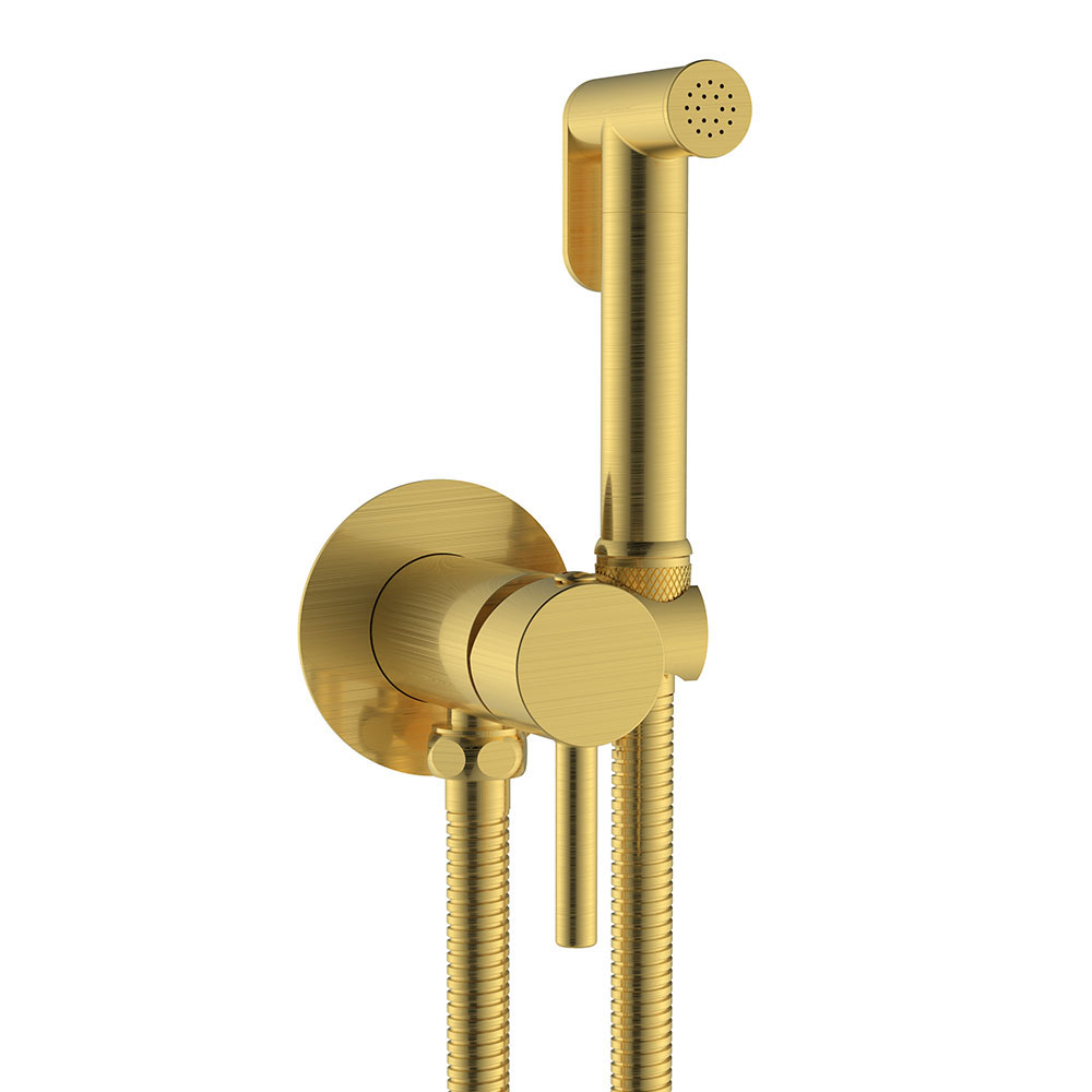 Grifo WC HIGIENE ÍNTIMA 2 aguas ORO cepillado - Imagen 9