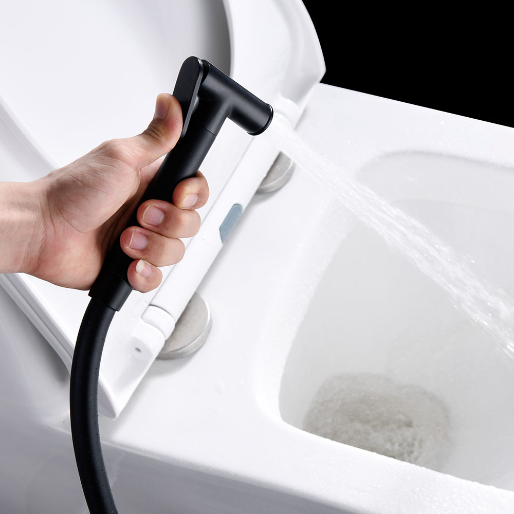 Grifo WC HIGIENE ÍNTIMA 1 agua NEGRO MATE - Imagen 6