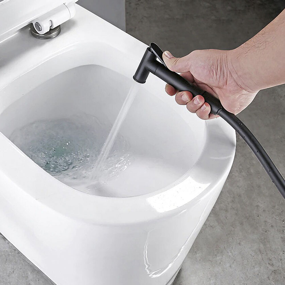 Grifo WC HIGIENE ÍNTIMA 1 agua NEGRO MATE - Imagen 7