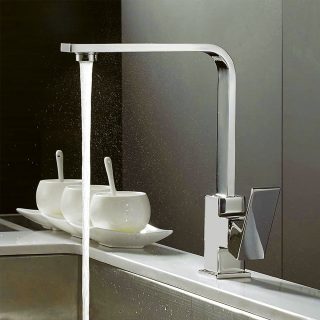 Grifo Cocina extraplano monomando GOYA cuadrada cromo brillo