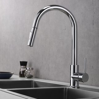 Grifo Cocina extraible monomando MIRO CROMO brillo