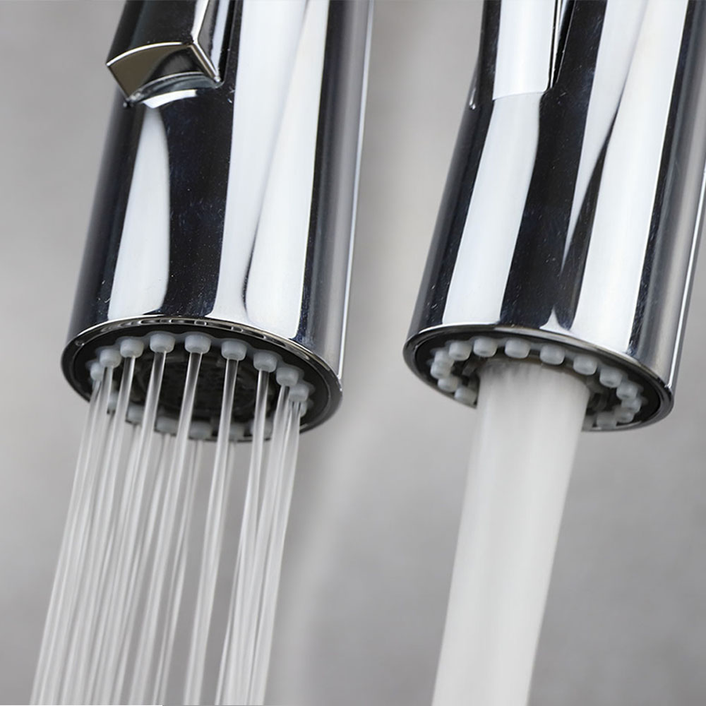 Grifo Cocina extraible monomando MIRO CROMO brillo - Imagen 4