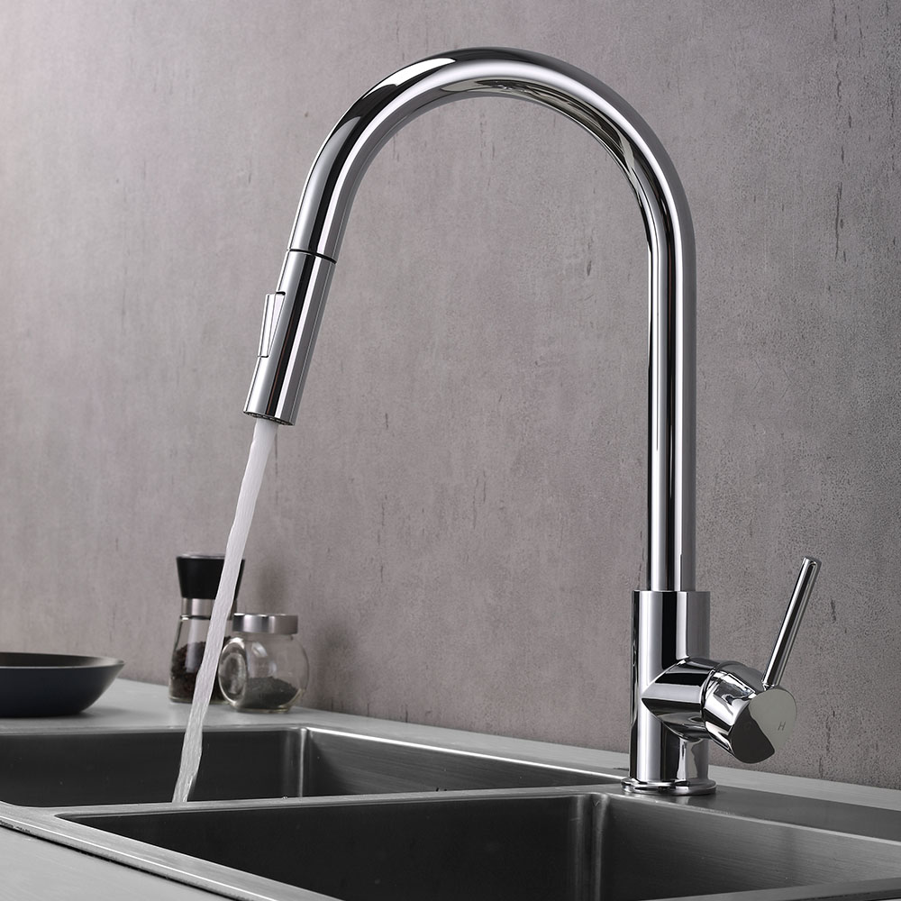 Grifo Cocina extraible monomando MIRO CROMO brillo - Imagen 7