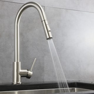 Grifo Cocina extraible monomando MONEO CROMO brillo