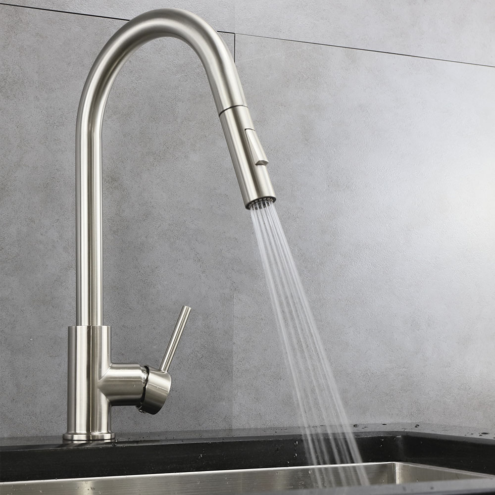 Grifo Cocina extraible monomando MONEO CROMO brillo