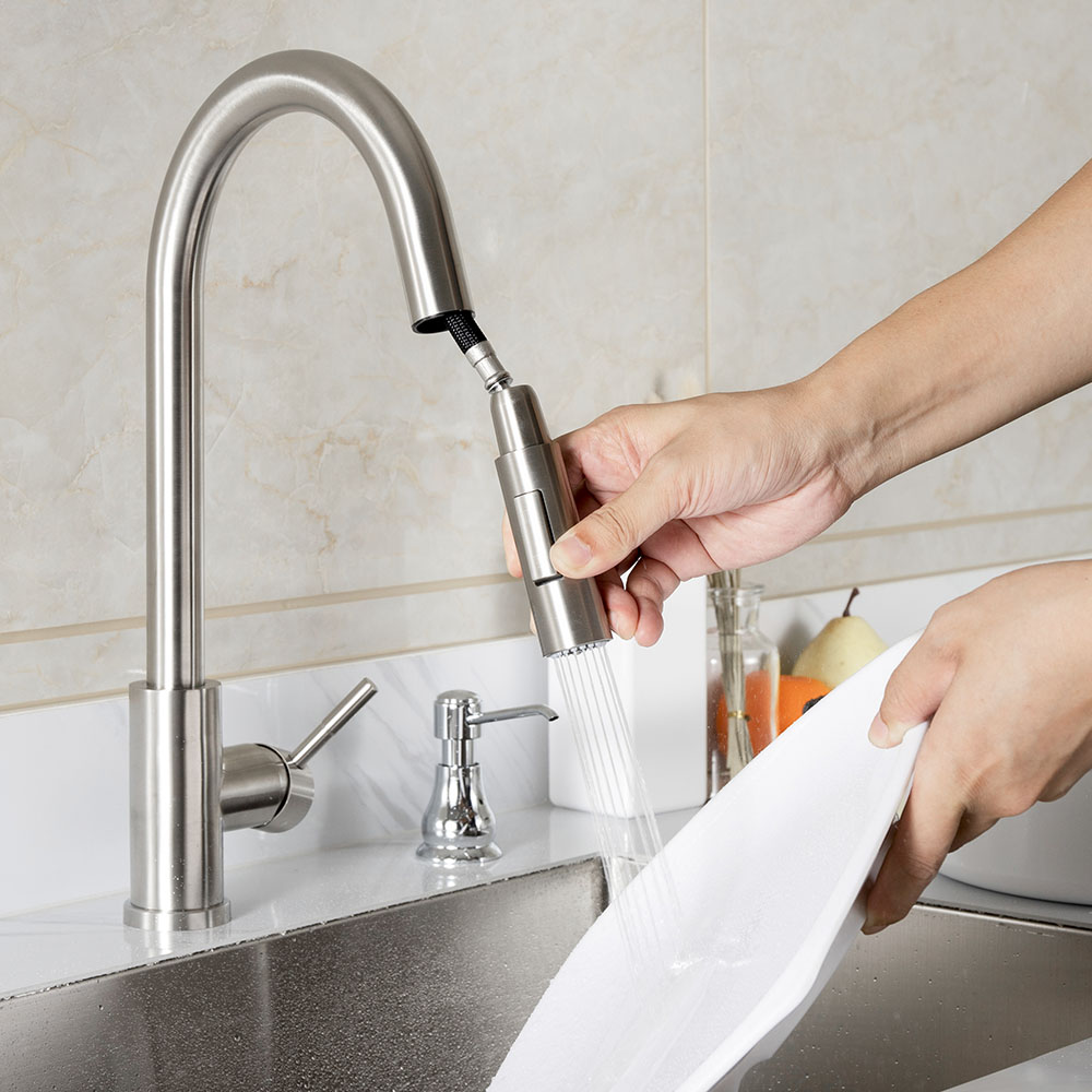 Grifo Cocina extraible monomando MONEO CROMO brillo - Imagen 9