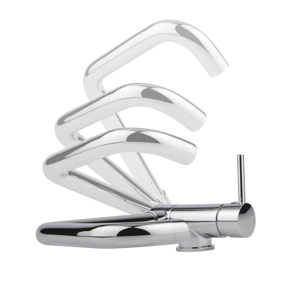 Grifo Cocina abatible monomando ABATIBLE CROMO brillo - Imagen 3