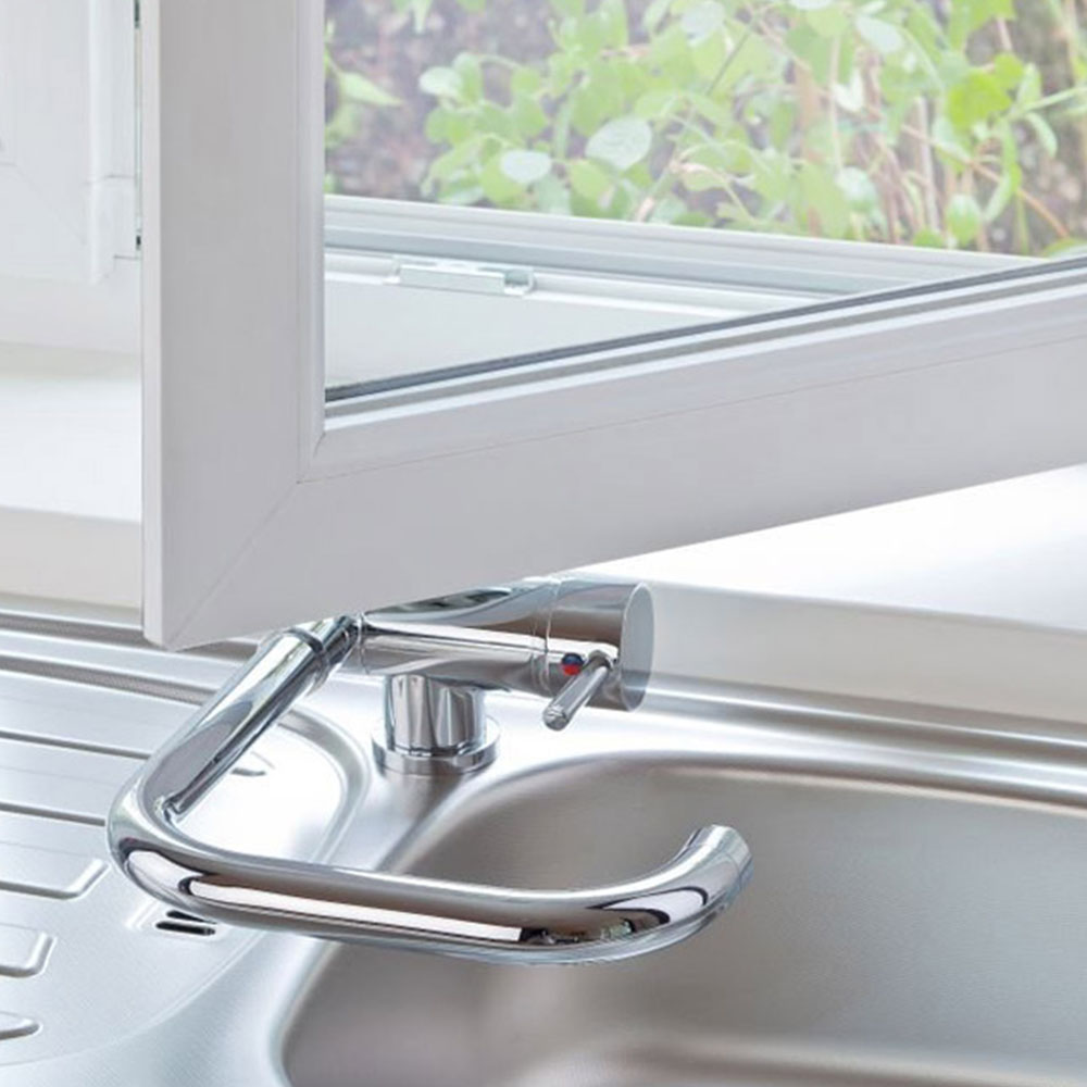 Grifo Cocina abatible monomando ABATIBLE CROMO brillo - Imagen 4