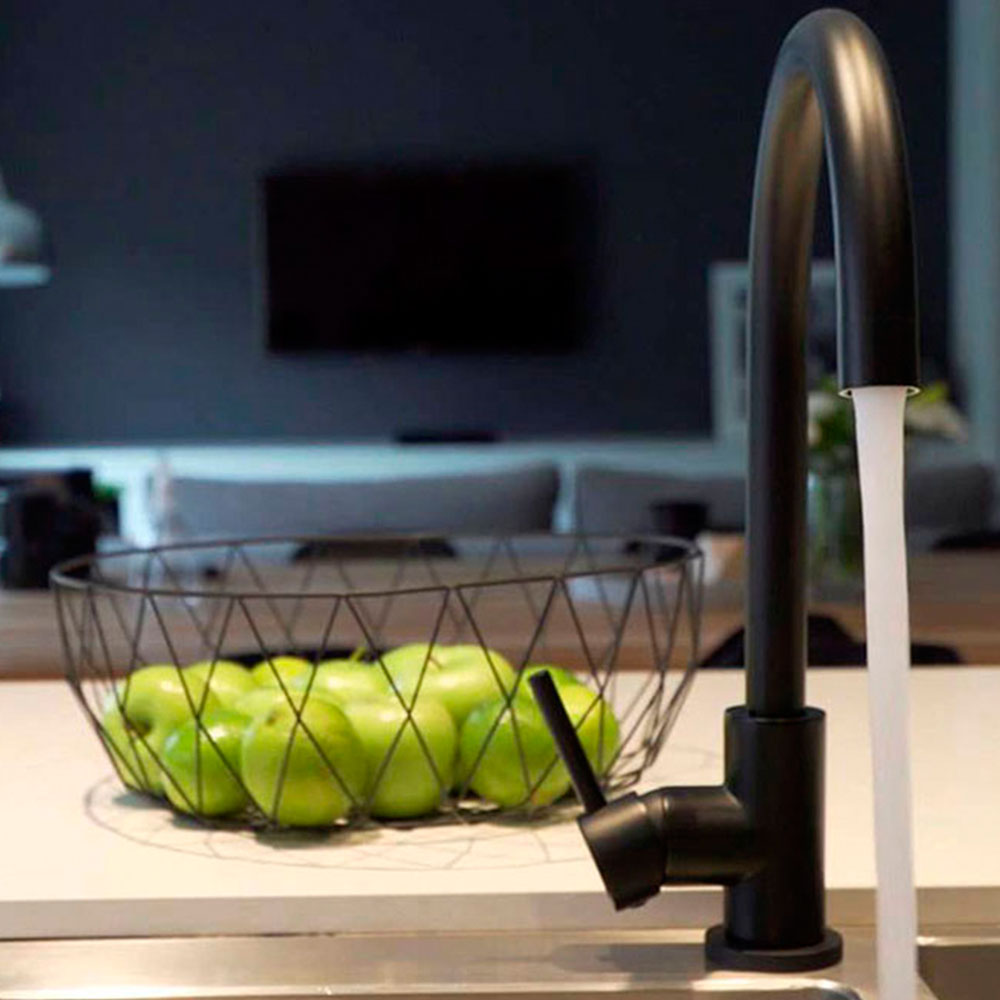 Grifo Cocina monomando AZABACHE NEGRO mate - Imagen 3