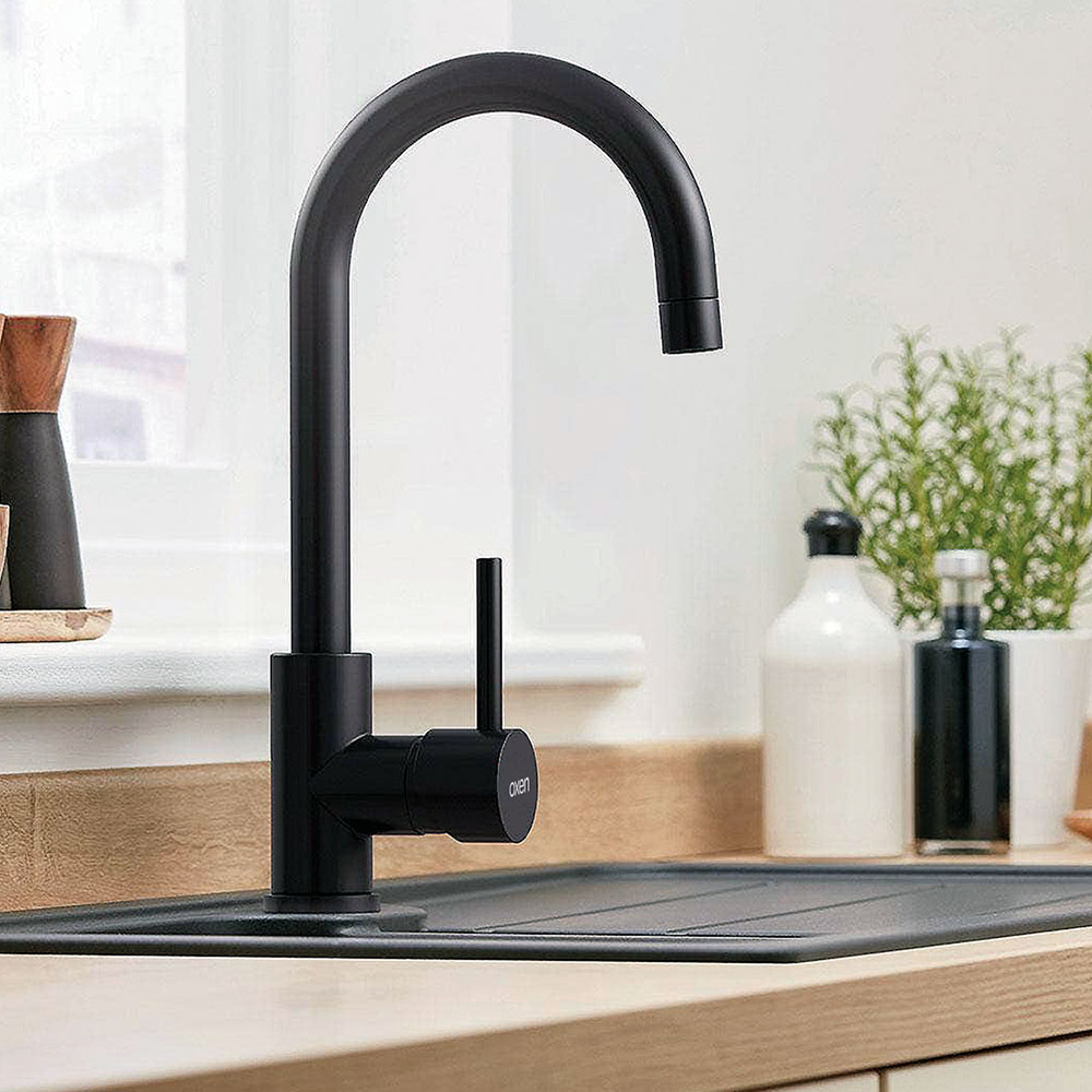 Grifo Cocina monomando AZABACHE NEGRO mate - Imagen 4