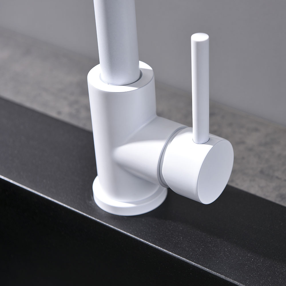 Grifo Cocina monomando NIEVE BLANCO mate - Imagen 6