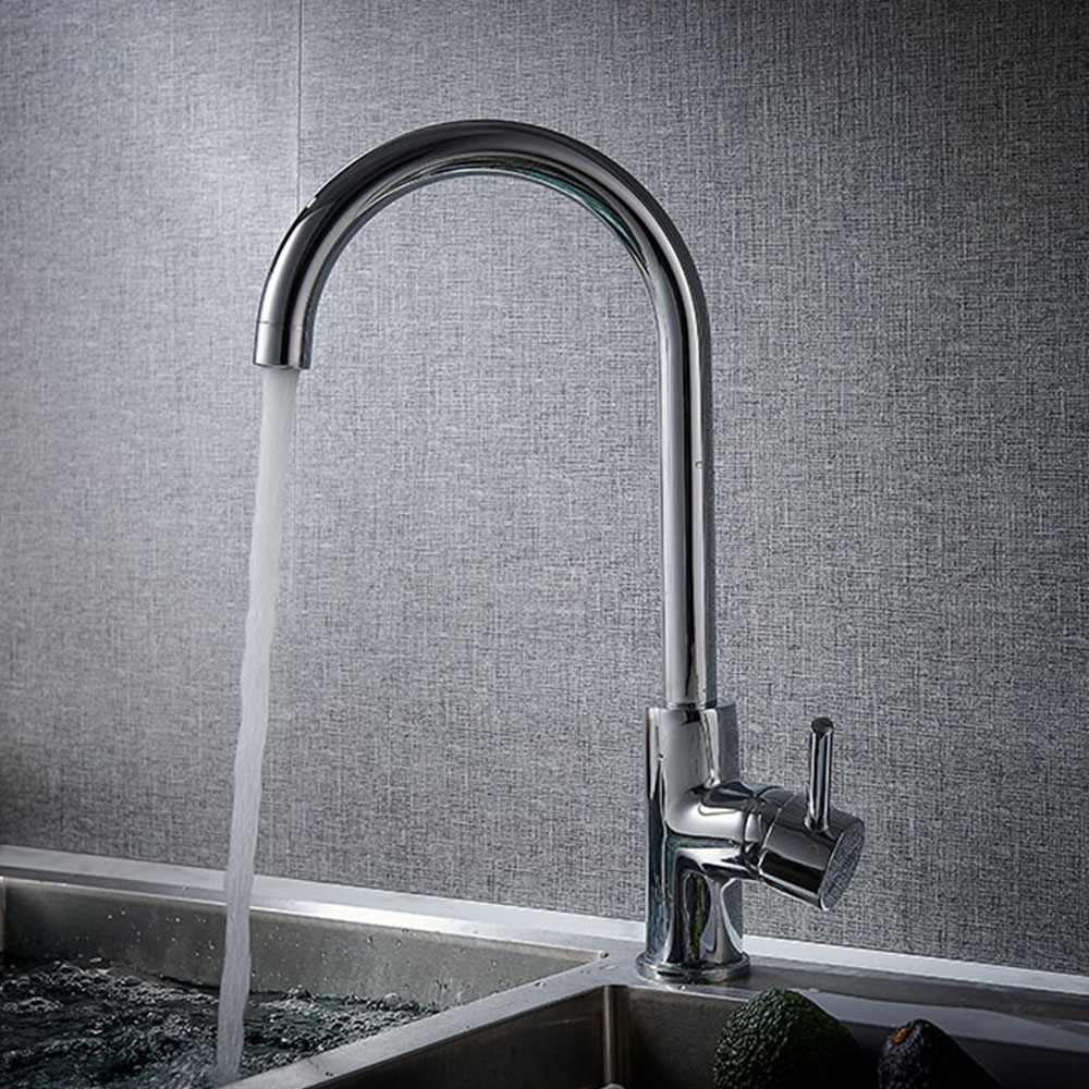 Grifo Cocina monomando CEBRA CROMO brillo