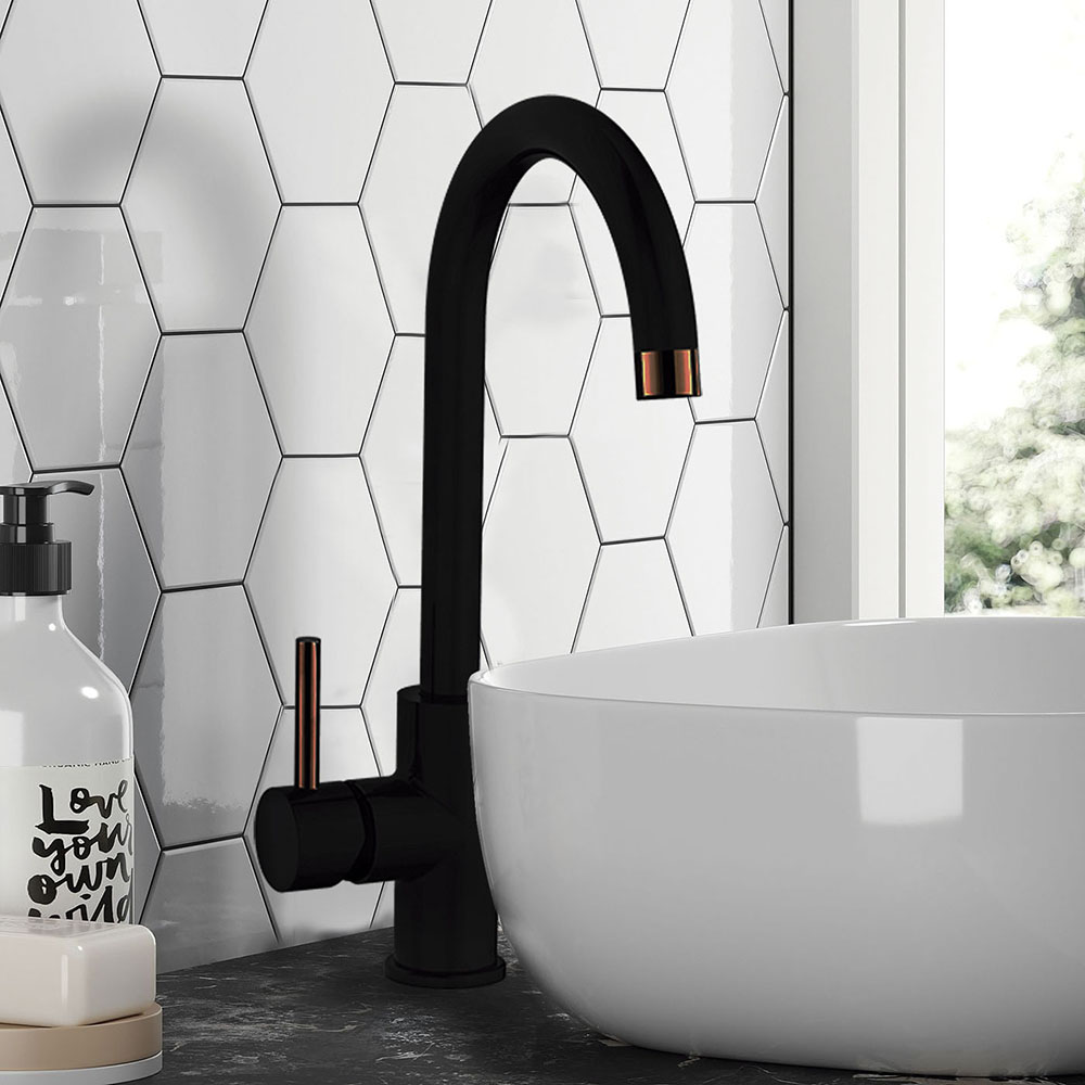 Grifo Cocina monomando ZENIT NEGRO mate - Imagen 7